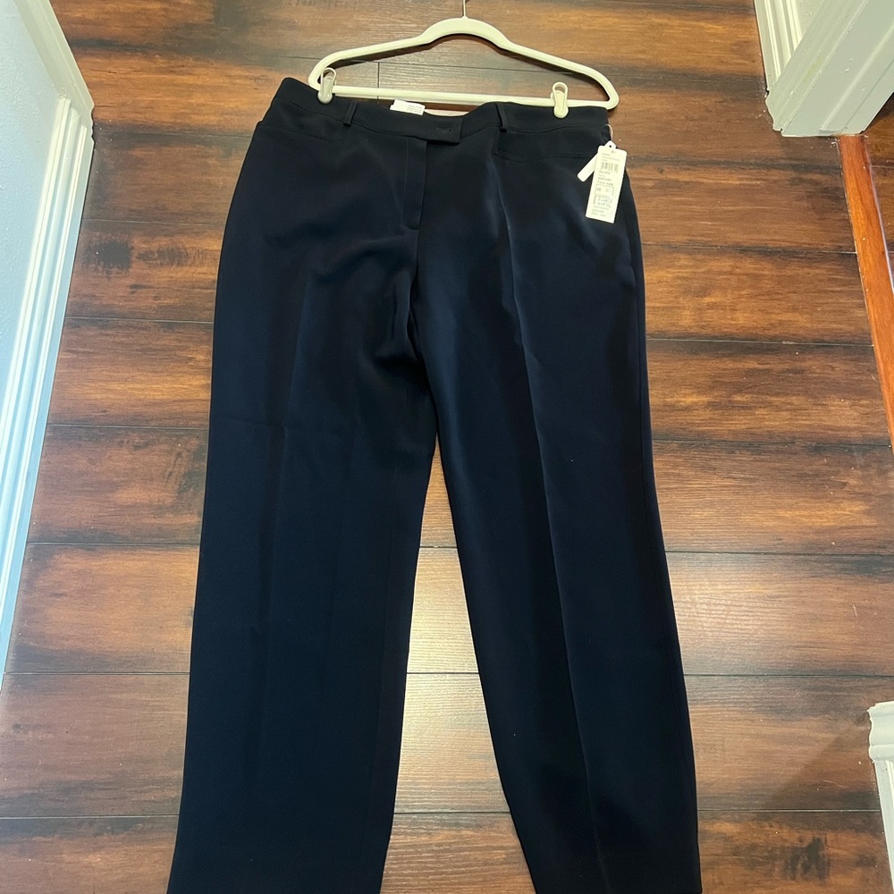 Navy Slacks by Designer Basler - NWT
